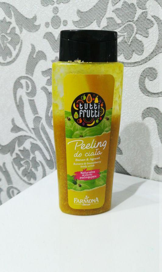 Farmona Tutti Frutti, Peeling do ciała, Banan i agrest