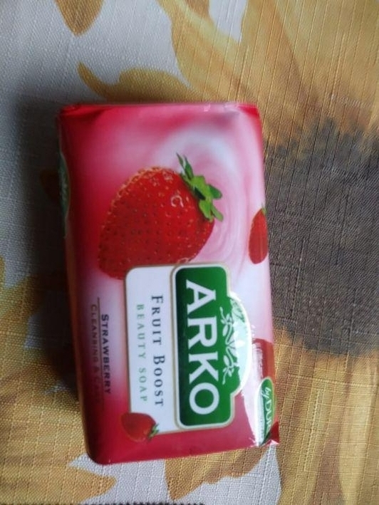 Arko Mydło w kostce, Fruit Boost, Truskawka