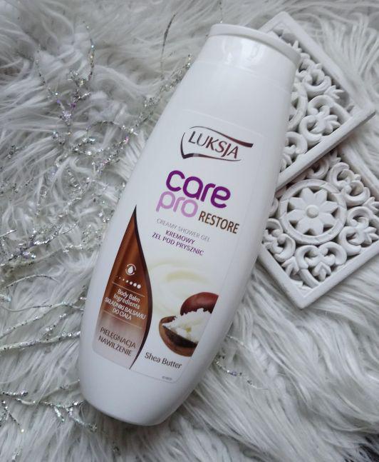 Luksja Care Pro, Restore, Żel pod prysznic, Shea Butter