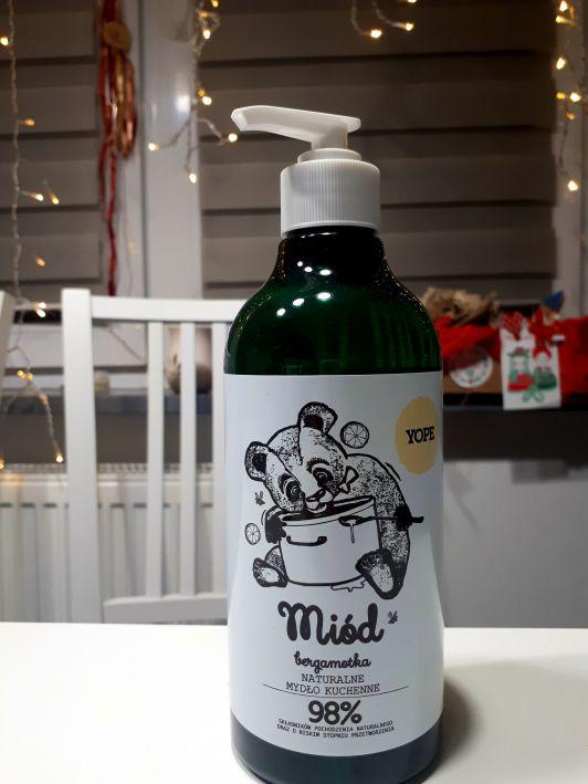 YOPE Mydło w płynie, Kuchenne, Miód i Bergamotka