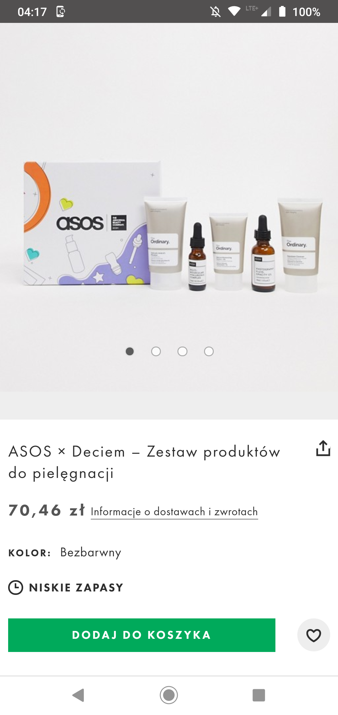 Zestaw kosmetyków DECIEM (The Ordinary+NIOD) za grosze