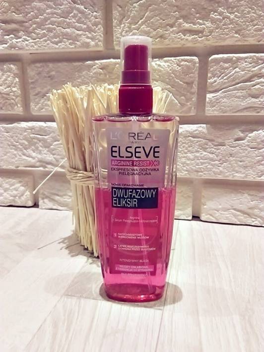 L'Oréal Elseve, Eliksir w sprayu, Dwufazowy, Arginine Resist x3