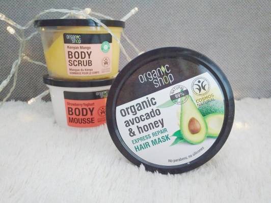 Organic shop maska do włosów awokado miód