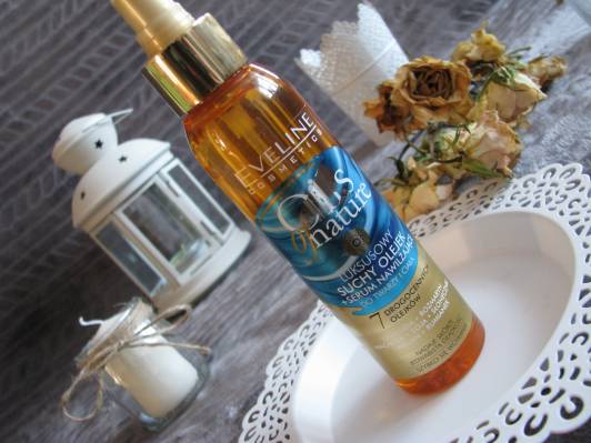 Eveline Oils of Nature, Luksusowy suchy olejek + serum nawilżające do twarzy i ciała, 7 drogocennych olejków