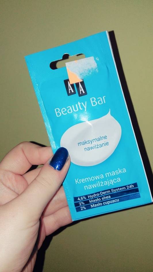 AA Beauty Bar, Maseczka do twarzy, Maksymalne nawilżenie
