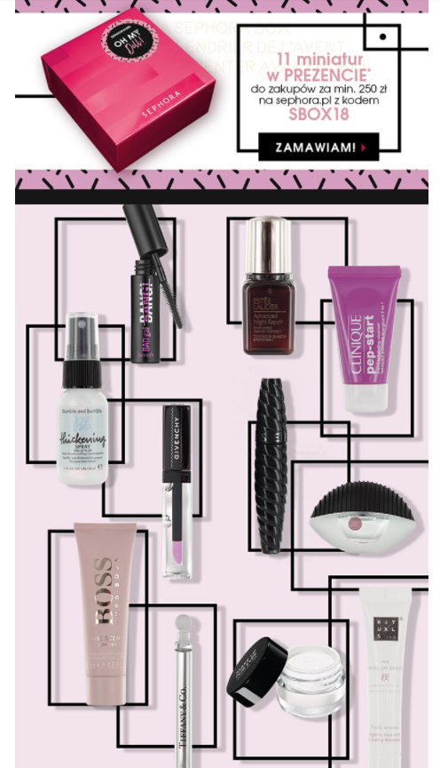 Sephora - gratis miniaturki do zakupu