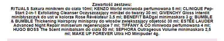 Sephora - gratis miniaturki do zakupu