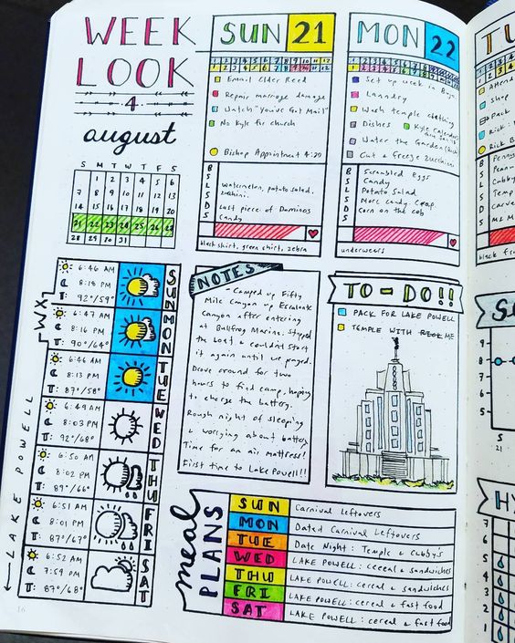 organizer/kalendarz/planner DIY 