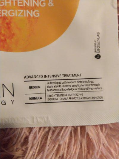 Neogen rewitalizująca maska w płachcie