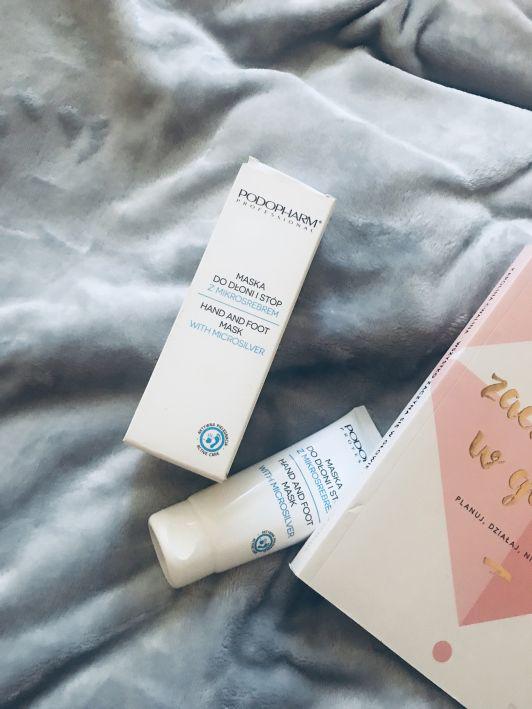 Podopharm Maska do dłoni i stop z mikrosrebrem 
