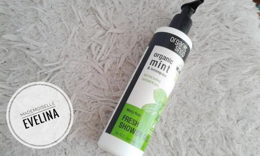 Organic Shop Żel pod prysznic, Mięta i trawa cytrynowa