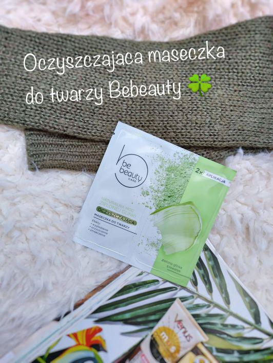 BeBeauty Care, Maseczka do twarzy, Oczyszczająca, Naturalna moc zielonej glinki