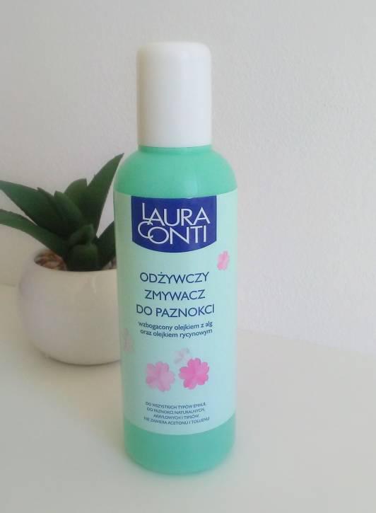 Laura Conti Odżywczy zmywacz do paznokci, z olejkiem z alg i olejkiem rycynowym