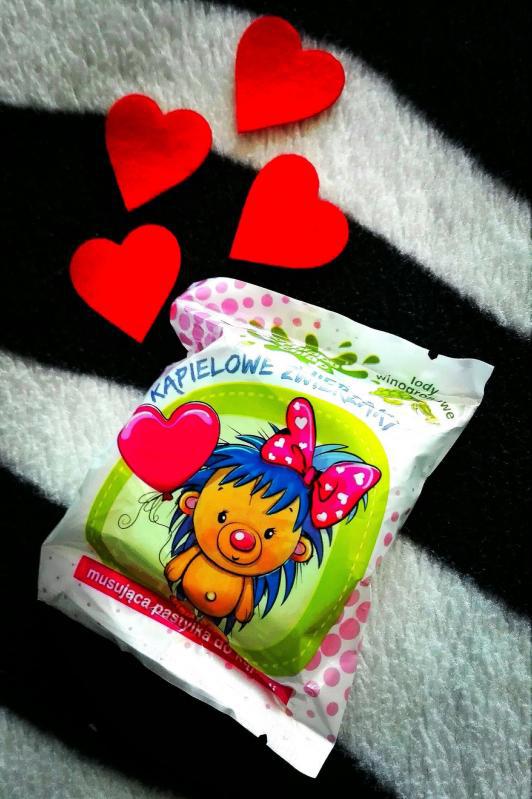 Estetica Musująca pastylka do kąpieli, kąpielowe zwierzaki