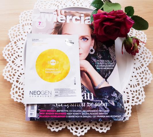 Neogen Dermalogy Maska do twarzy w płacie, Collagen Firming, Firming & Nourishing