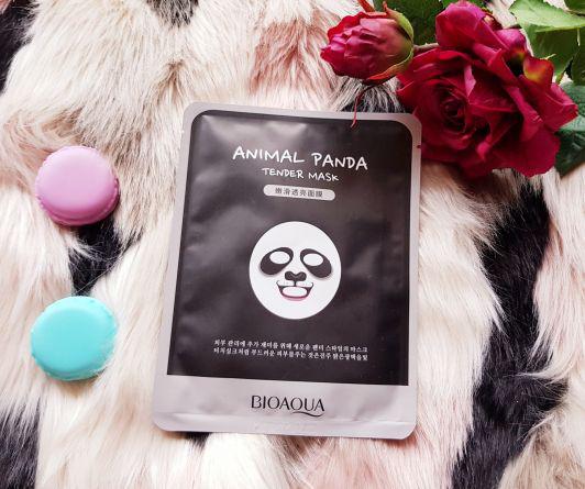 BIOAQUA Maseczka do twarzy w płacie, Animal Panda
