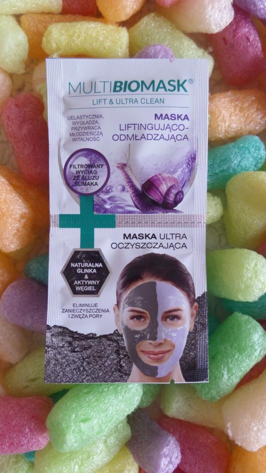 Multi BioMask Lift&Ultra Clean, maska oczyszczająca i maska liftingująco-odmładzająca