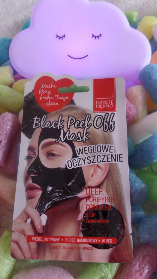 Czyste Piękno Maseczka do twarzy, węglowe oczyszczenie, black peel off mask