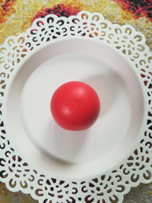 EOS Balsam do ust, Lip Balm, Strawberry Sorbet 