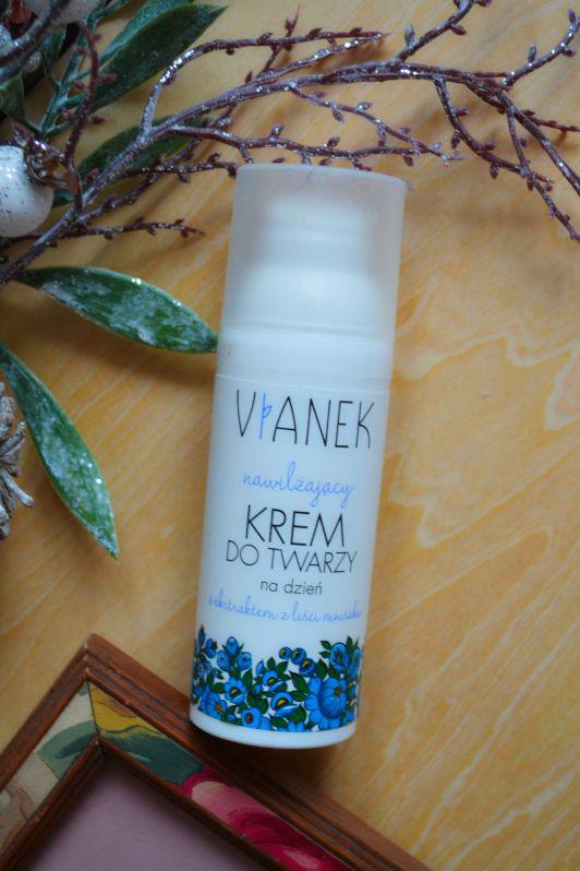 krem do twarzy vianek, seriia niebieska, nawilżający