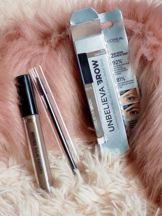 L'Oréal Unbelieva Brow, Longwear Brow Gel, Żel brwi, nr 104 Chatain