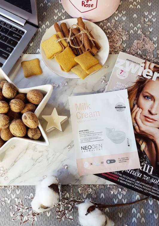 Neogen Dermalogy Maska do twarzy w płacie, Milk Cream