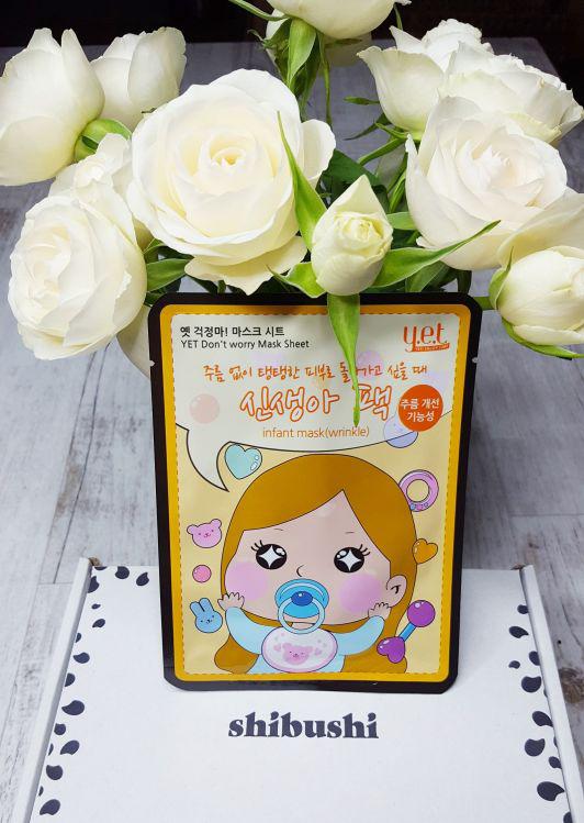 Y.E.T Maska do twarzy w płacie, Don't Worry Mask Sheet, Infant Mask