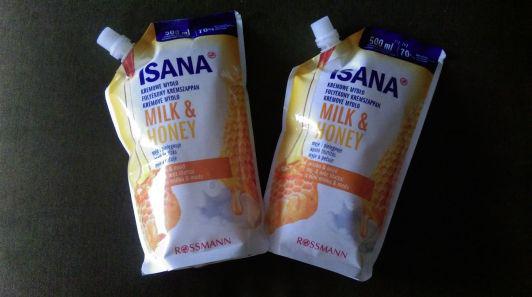 Isana Kremowe mydło do rąk, mleko i miód