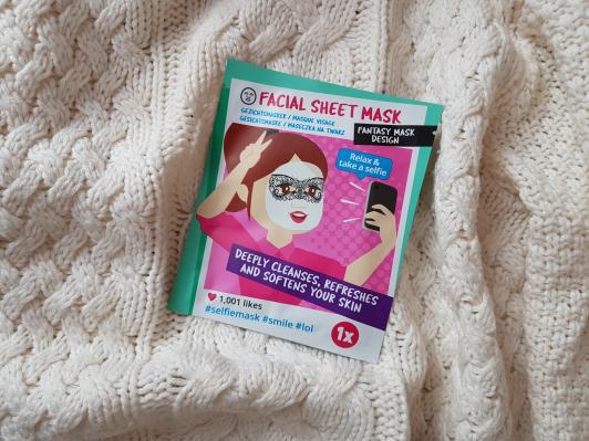 Action Facial Sheet Mask, maseczka na twarz, dzika róża