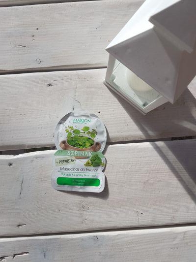 Marion Fit&Fresh, Maseczka do twarzy, Szpinak i pietruszka