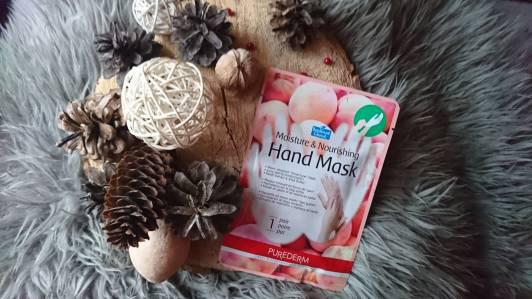 Purederm Maska na dłonie, Nawilżająca i odżywiająca, Brzoskwinia