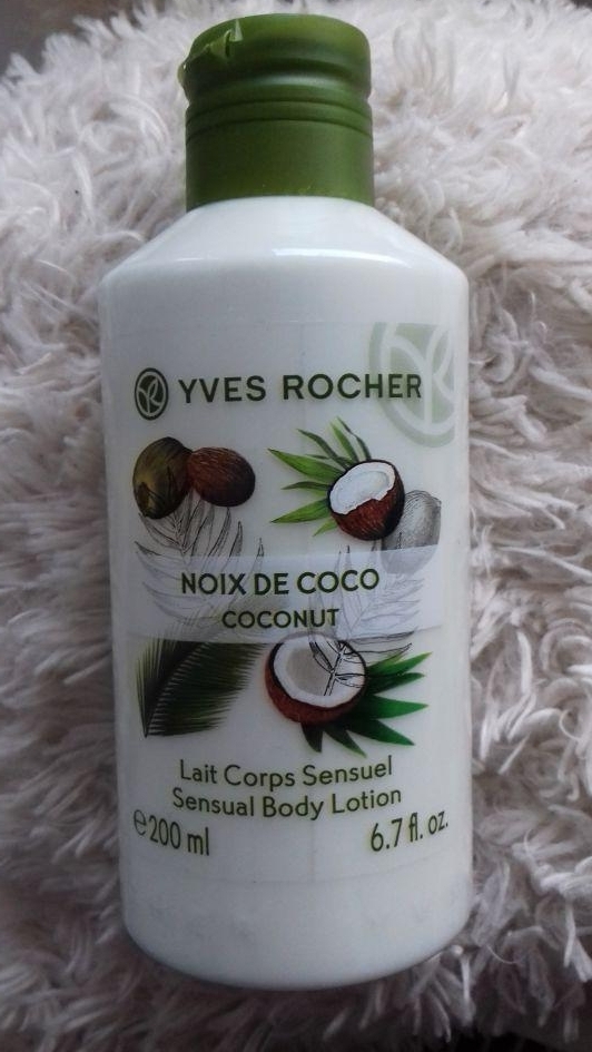 Yves Rocher Mleczko do ciała, Zmysłowe, Kokos