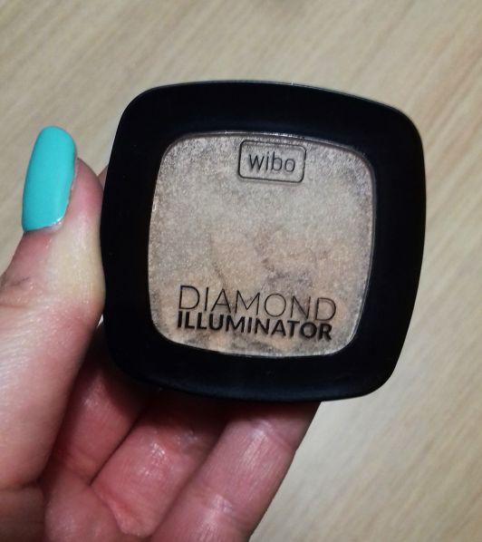 Wibo Diamond Illuminator, Rozświetlacz prasowany do twarzy