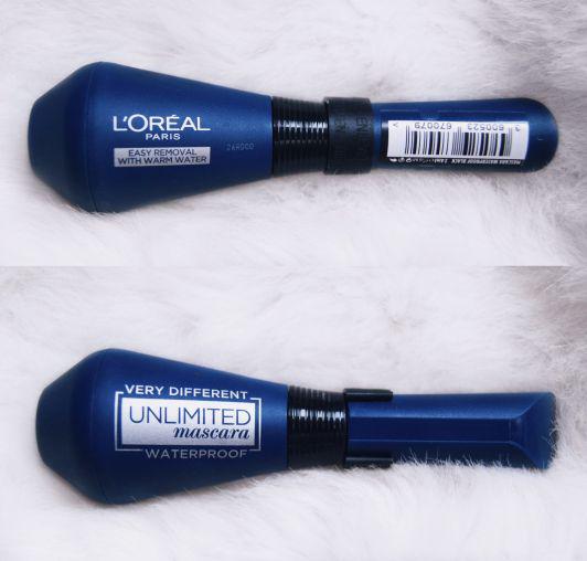 L'Oréal Unlimited Very Different Waterproof, Wodoodporny tusz do rzęs