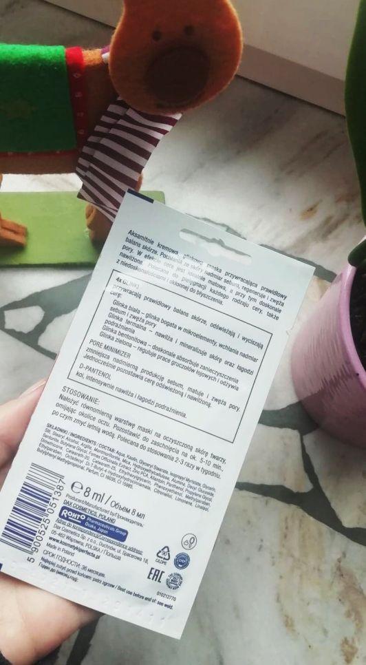 Perfecta Express Mask, 4 x glinki, Glinkowa maska oczyszczajaca