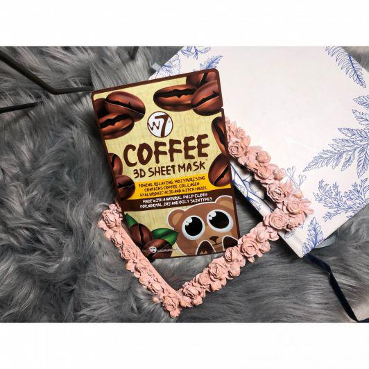 W7 kawowa maska w płacie