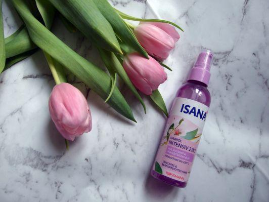 Isana Olejek do włosów, Intensiv 2w1, Kwiat migdałowca