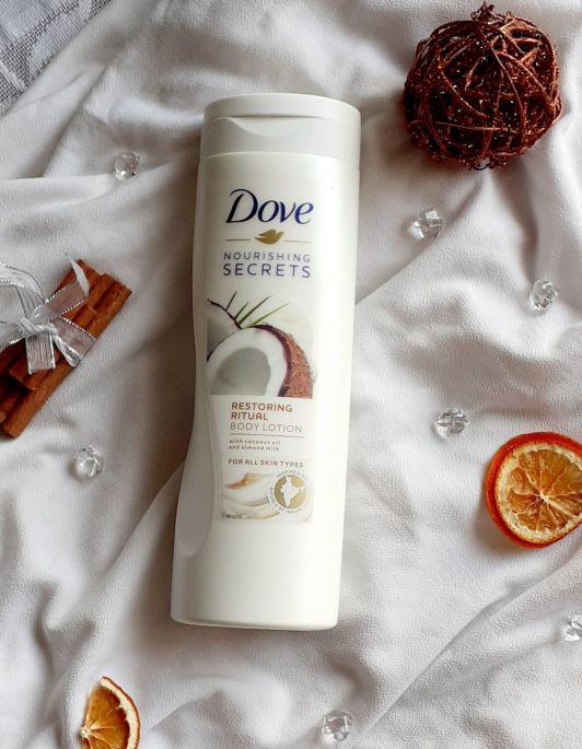 Dove Nourishing Secrets, Balsam do ciała, Restoring Ritual, Olej kokosowy i mleko migdałowe