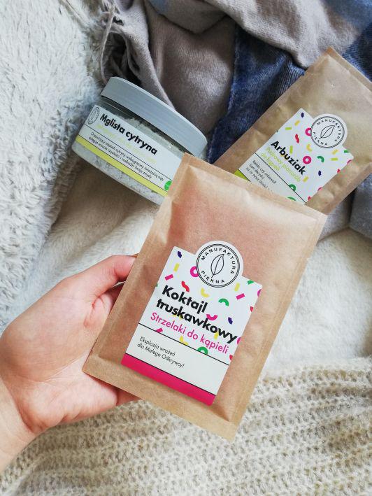 Marba Cosmetics Manufaktura Piękna, Strzelaki do kąpieli, Koktajl truskawkowy