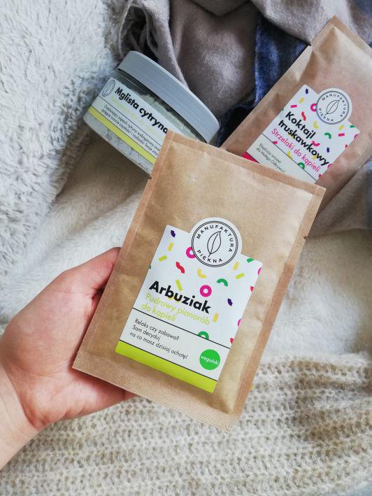 Marba Cosmetics Manufaktura Piękna, Pudrowy pianorób do kąpieli, Arbuziak