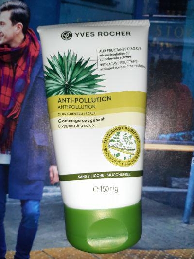 Yves Rocher Anti-Pollution, Peeling do skóry głowy, Detoksykujący