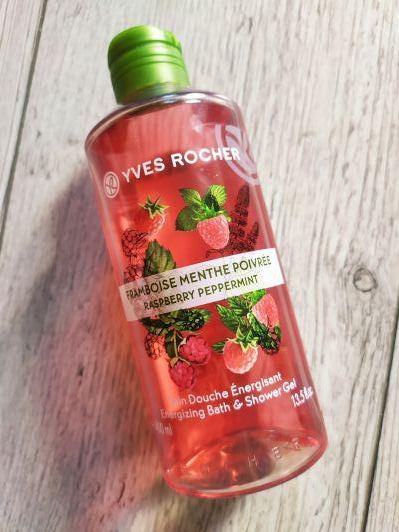Yves Rocher Żel pod prysznic, Malina i mięta pieprzowa