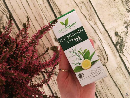 Cosnature Krem do twarzy, Na noc, Detox, Zielona herbata