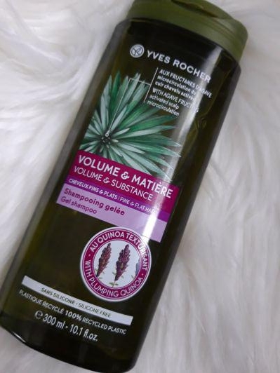 Yves Rocher Szampon do włosów  dodający objętości z wyciągiem z komosy ryżowej 