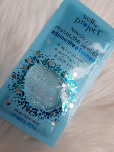 Selfie Project Maska do twarzy, Peel-off, Nawilżająca, #Shine like a Diamond