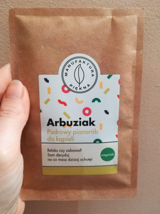 Marba Cosmetics Manufaktura Piękna, Pudrowy pianorób do kąpieli, Arbuziak
