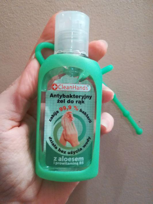 CleanHands Antybakteryjny żel do rąk, Z aloesem i prowitaminą B5