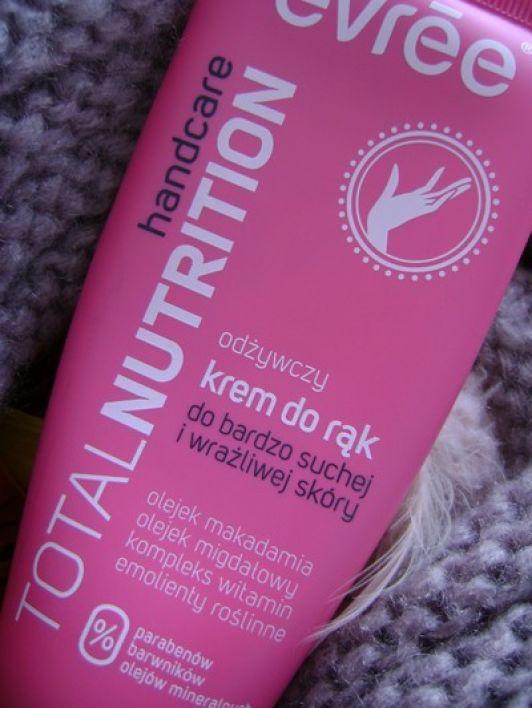 Evree Hand Care Total Nutrition, odżywczy krem do rąk do skóry bardzo suchej i wrażliwej skóry