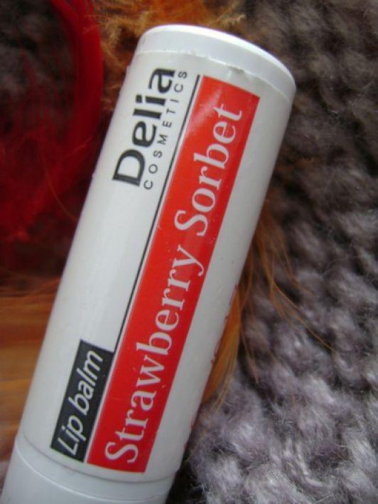 Delia Balsam do ust, Witaminowy, Strawberry Sorbet