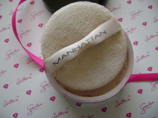 Manhattan Soft Mat Loose Powder, Puder do twarzy, Sypki, Matujący, nr 1 Natural